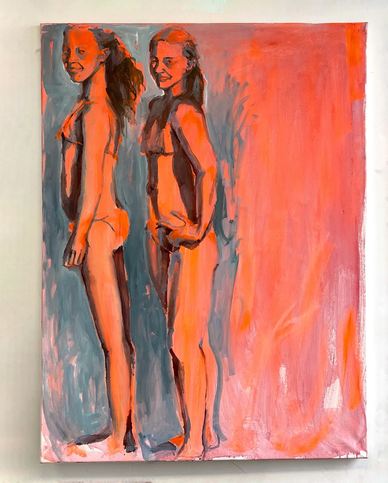 Image of The Sun 2 by Yeva Khrapova, size: 70x60cm, made of oil on canvas, Painting medium, from Paris, part of the Series 1 series, priced at €1000